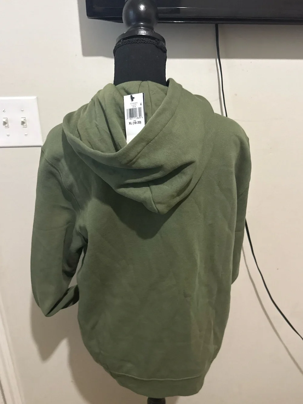 Polo Ralph Lauren Boys XL 18-20 Green Full Zip Hoodie Pony Logo NWT